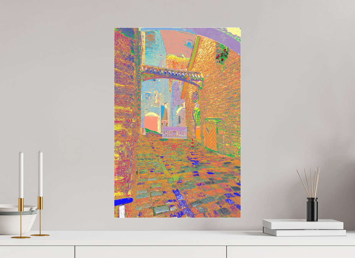 40 x 60 cm, Foto-Abzug hinter Acrylglas matt 812 Altstadt von Tallin