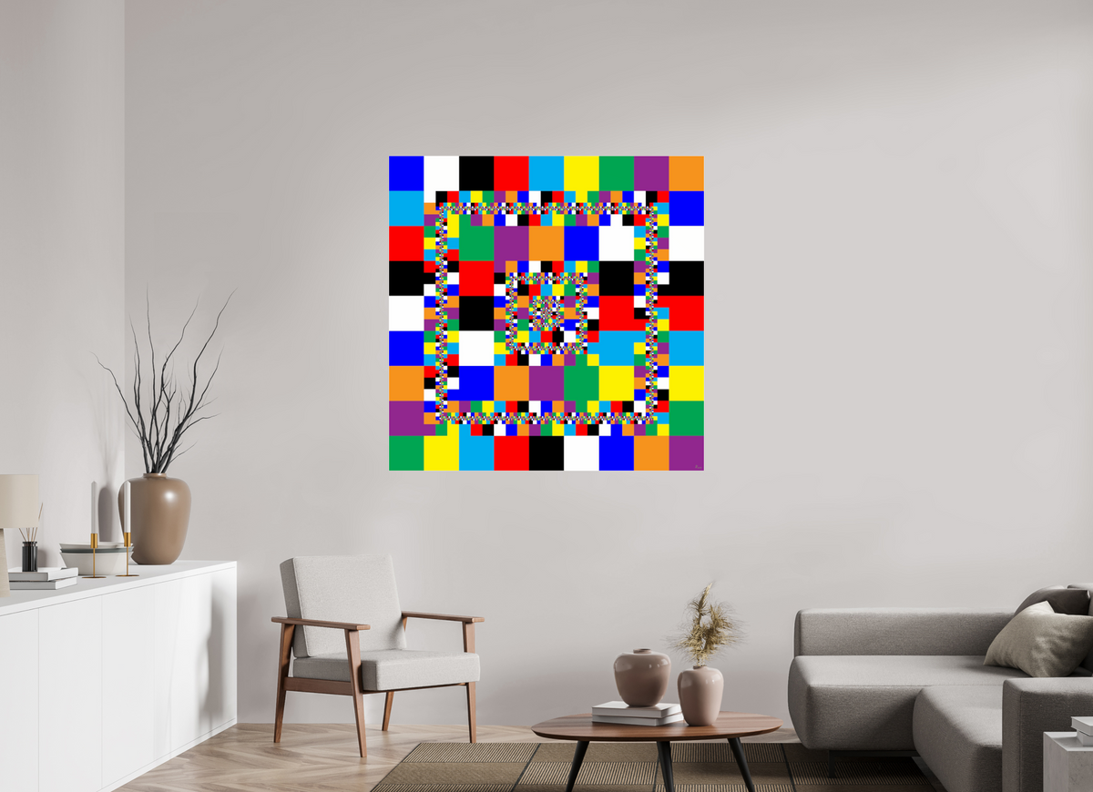 120 x 120 cm, Photo Print Under Acrylic Glass Nonett