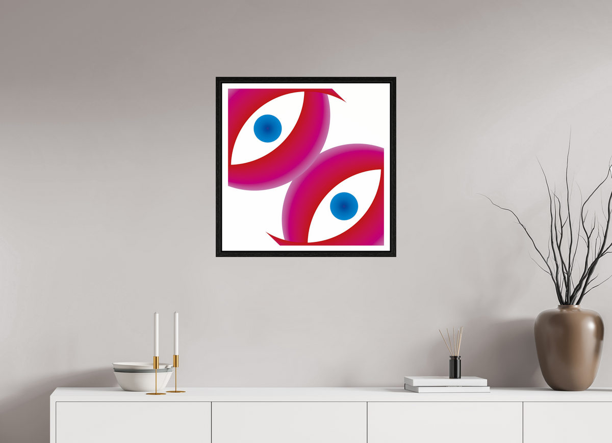 60 x 60 cm, Floater Frame 060 Doppelte Sicht