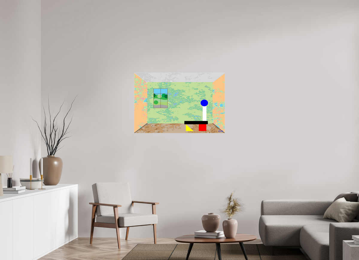 105 x 70 cm, Photo Print Under Acrylic Glass 200 Marmorzimmer