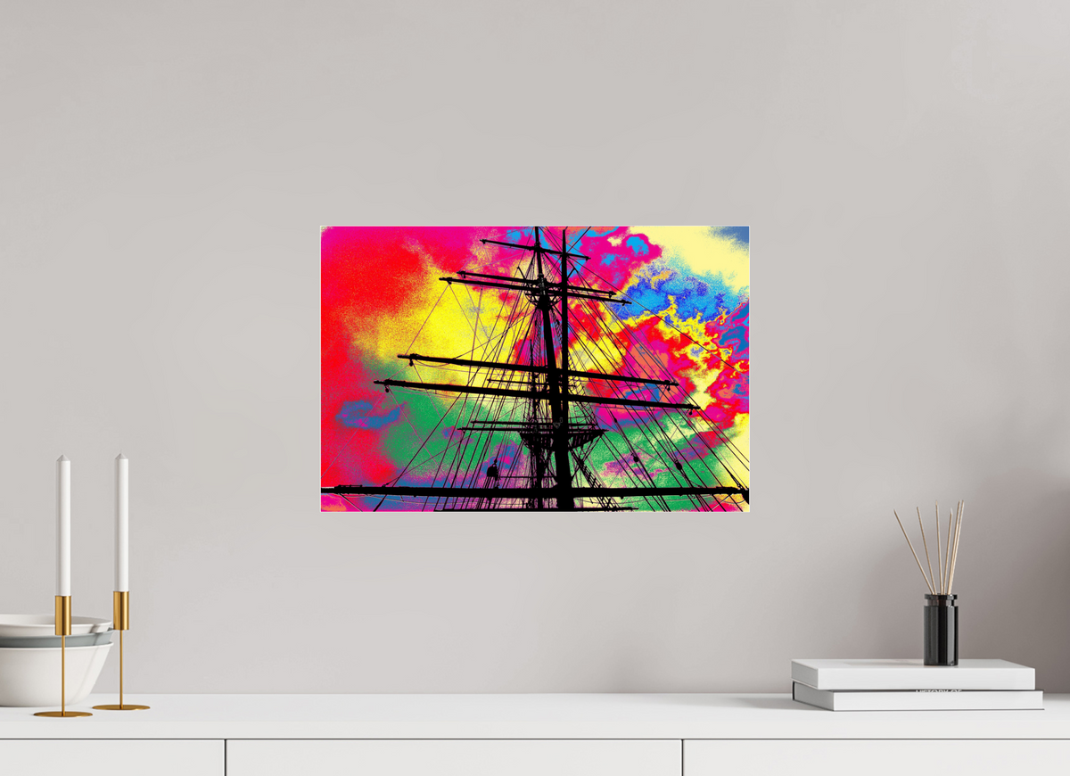 45 x 30 cm, Photo Print Under Acrylic Glass Segelschulschiff Deutschland 2