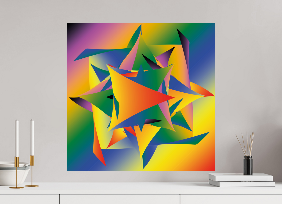 60 x 60 cm, Metallic Foto Abzug 000