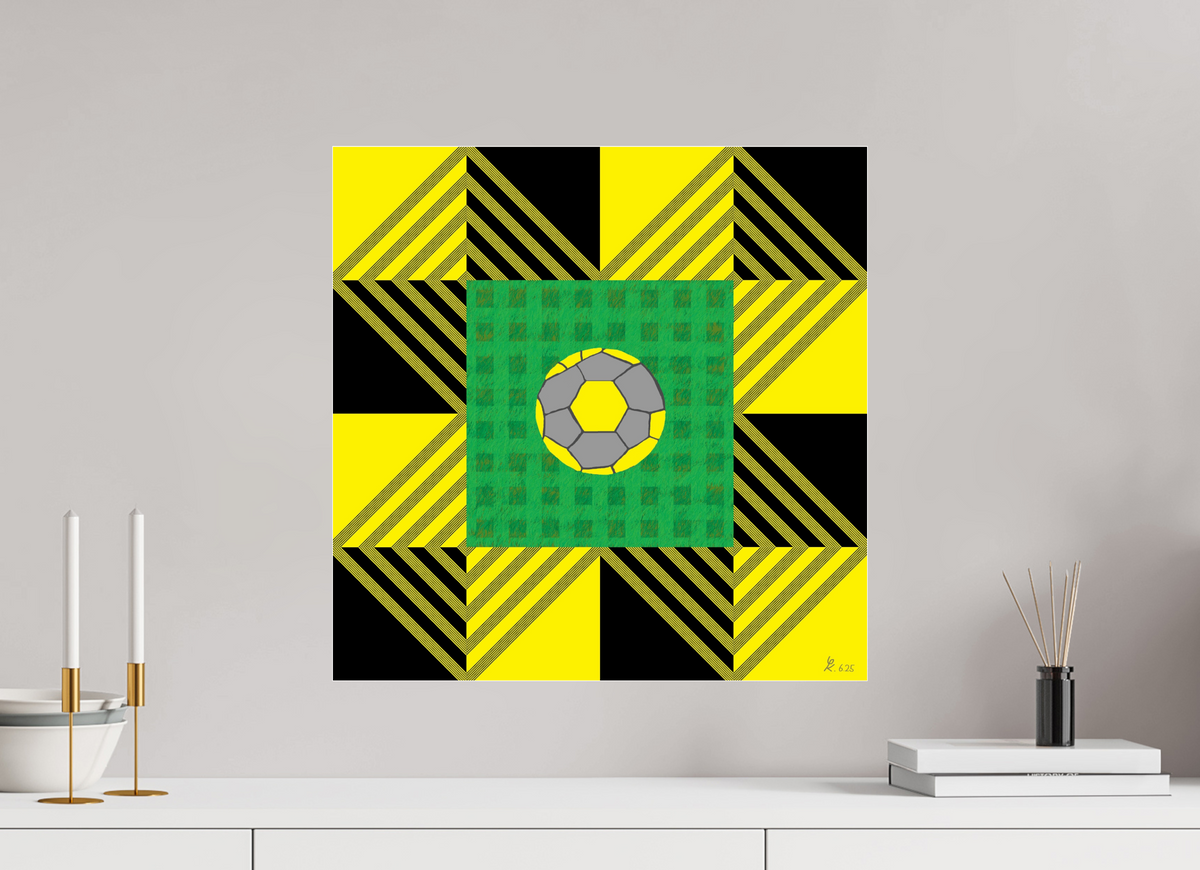50 x 50 cm, Photo Print Under Acrylic Glass 710 Westfalenstadion