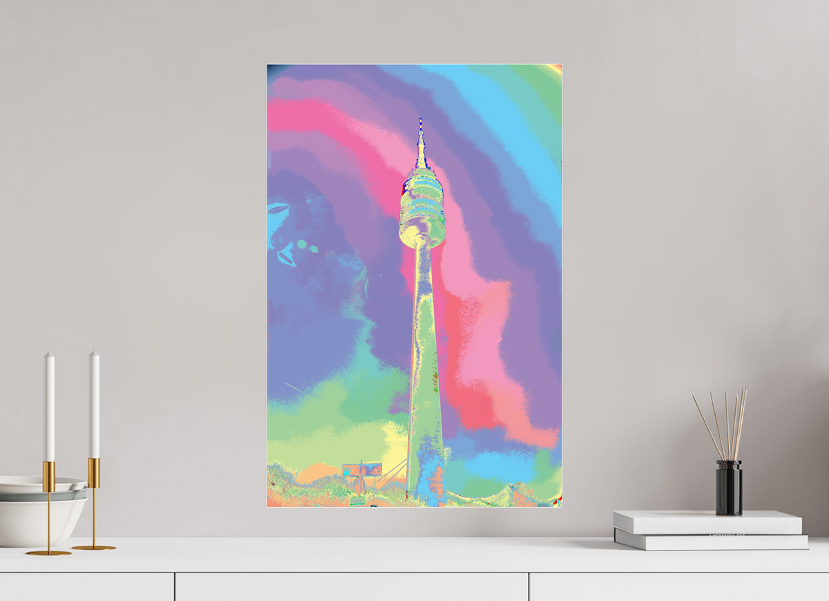 40 x 60 cm, Photo Print Under Acrylic Glass Fernsehturm Dortmund