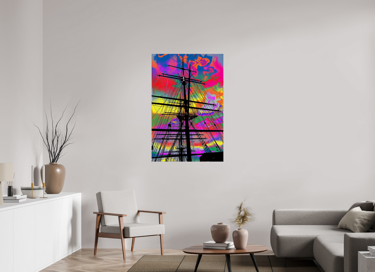 80 x 120 cm, Photo Print On Fuji Crystal DP II Segelschulschiff Deutschland 1