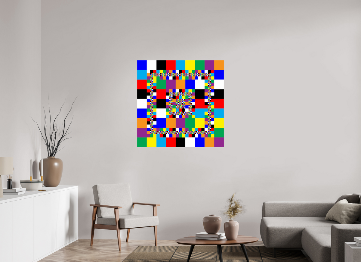 100 x 100 cm, Photo Print Under Acrylic Glass Nonett
