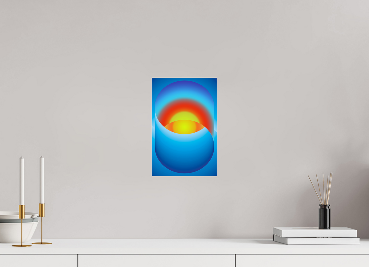 20 x 30 cm, Photo Print Under Acrylic Glass Sunrise
