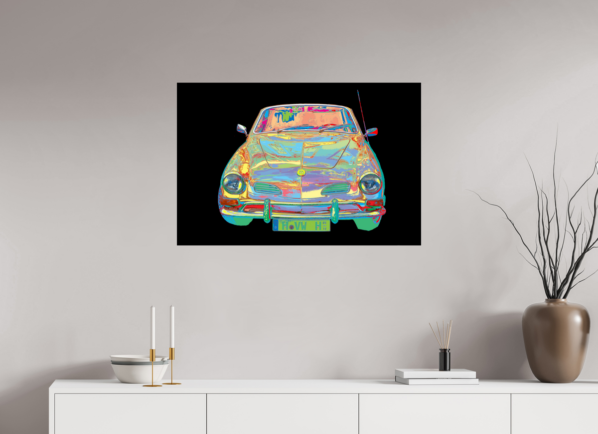 90 x 60 cm, Photo Print Under Acrylic Glass Karman Ghia