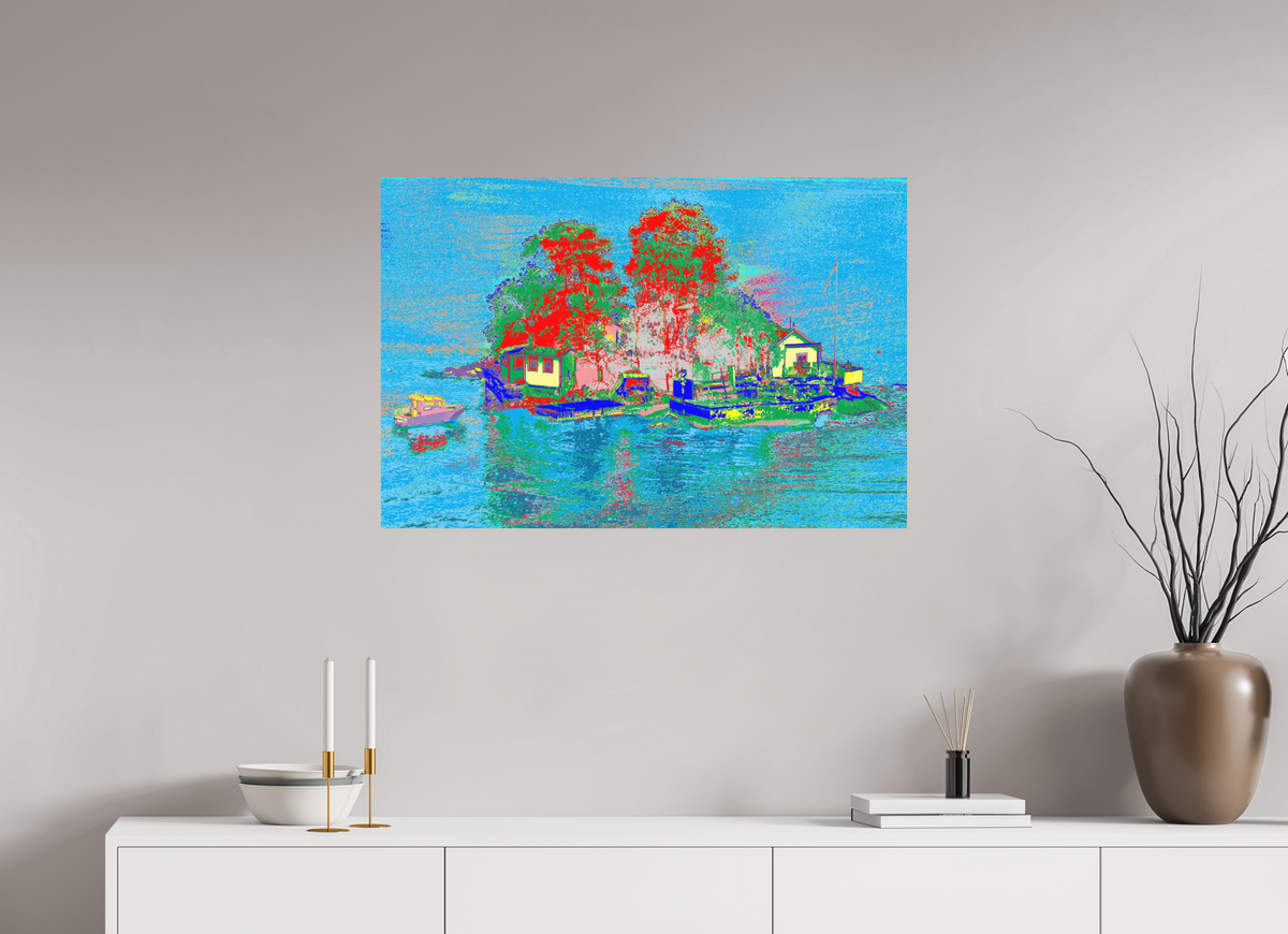 90 x 60 cm, alu dibond 827 Schärennisel