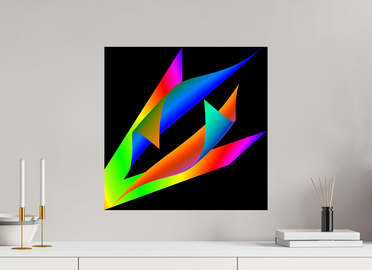 50 x 50 cm, Photo Print On Fuji Crystal DP II 335 Flos Futuri