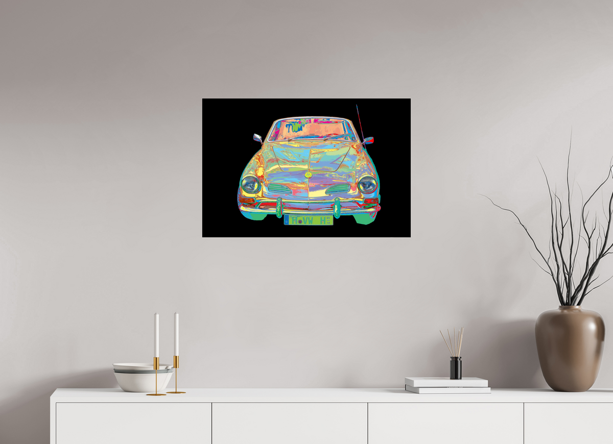 75 x 50 cm, Photo Print Under Acrylic Glass Karman Ghia