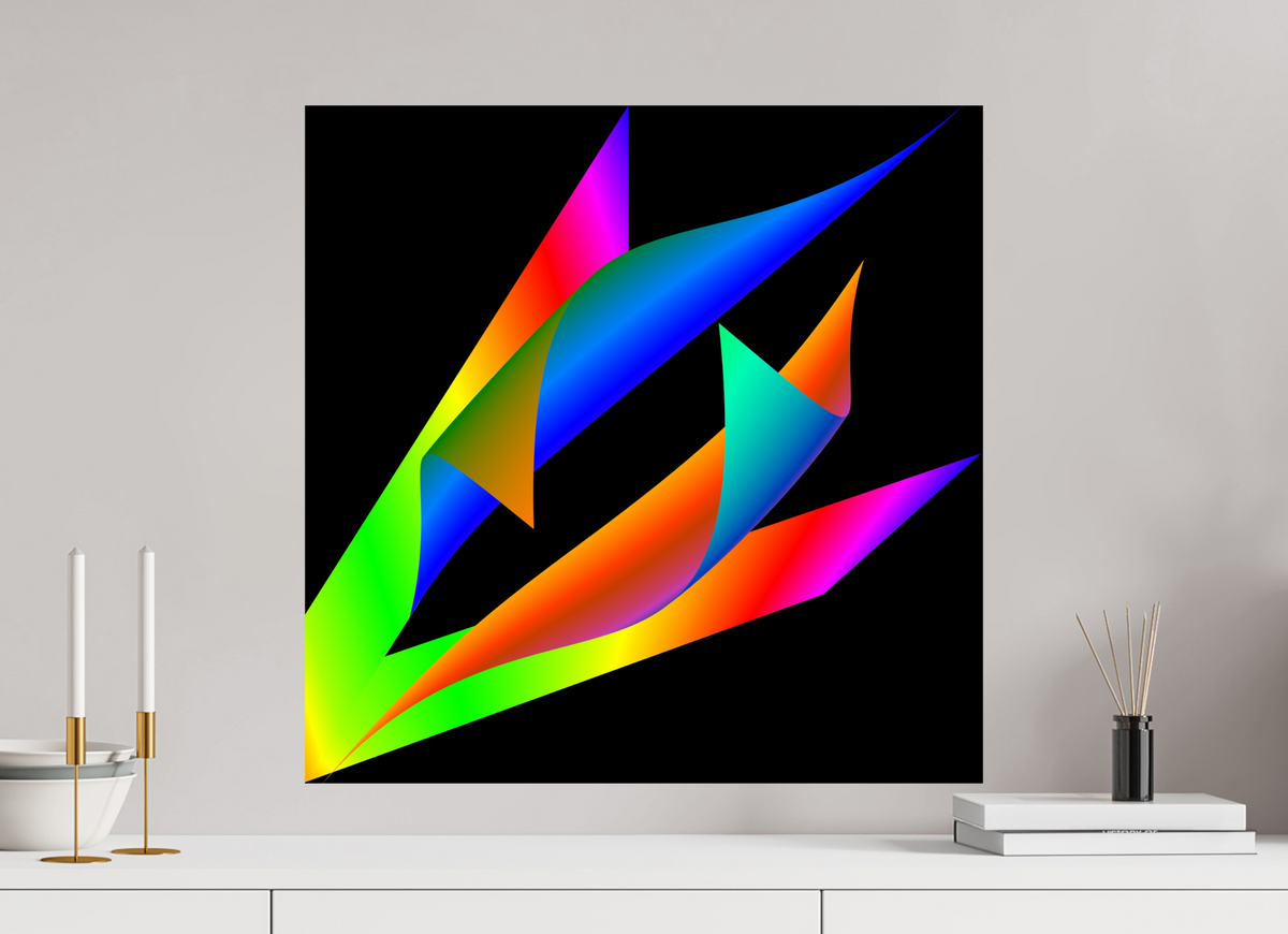 60 x 60 cm, Photo Print On Fuji Crystal DP II 335 Flos Futuri