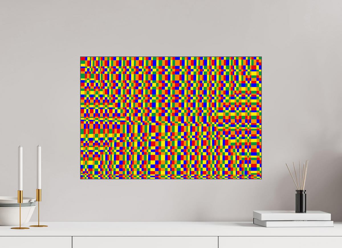 59,3 x 40 cm, Foto hinter Acryl Glas glänzend, Slim Line schwarz 078 Quintett