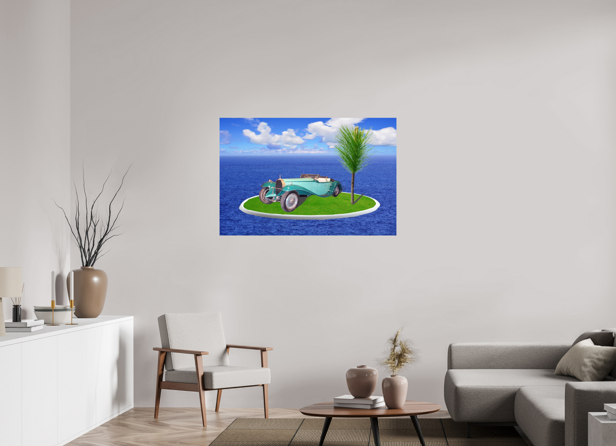 120 x 80 cm, Photo Print On Fuji Crystal DP II 521 Bugatti