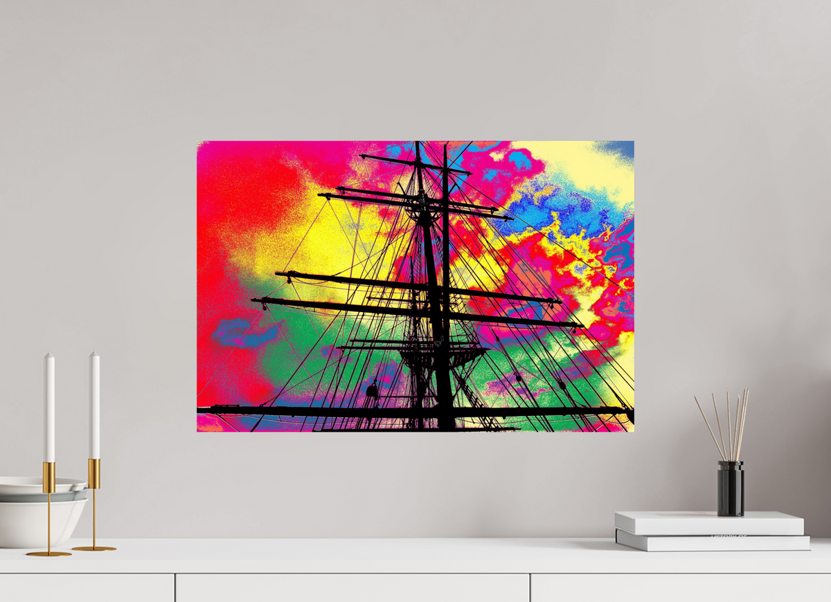 60 x 40 cm, Photo Print On Fuji Crystal DP II Segelschulschiff Deutschland 2