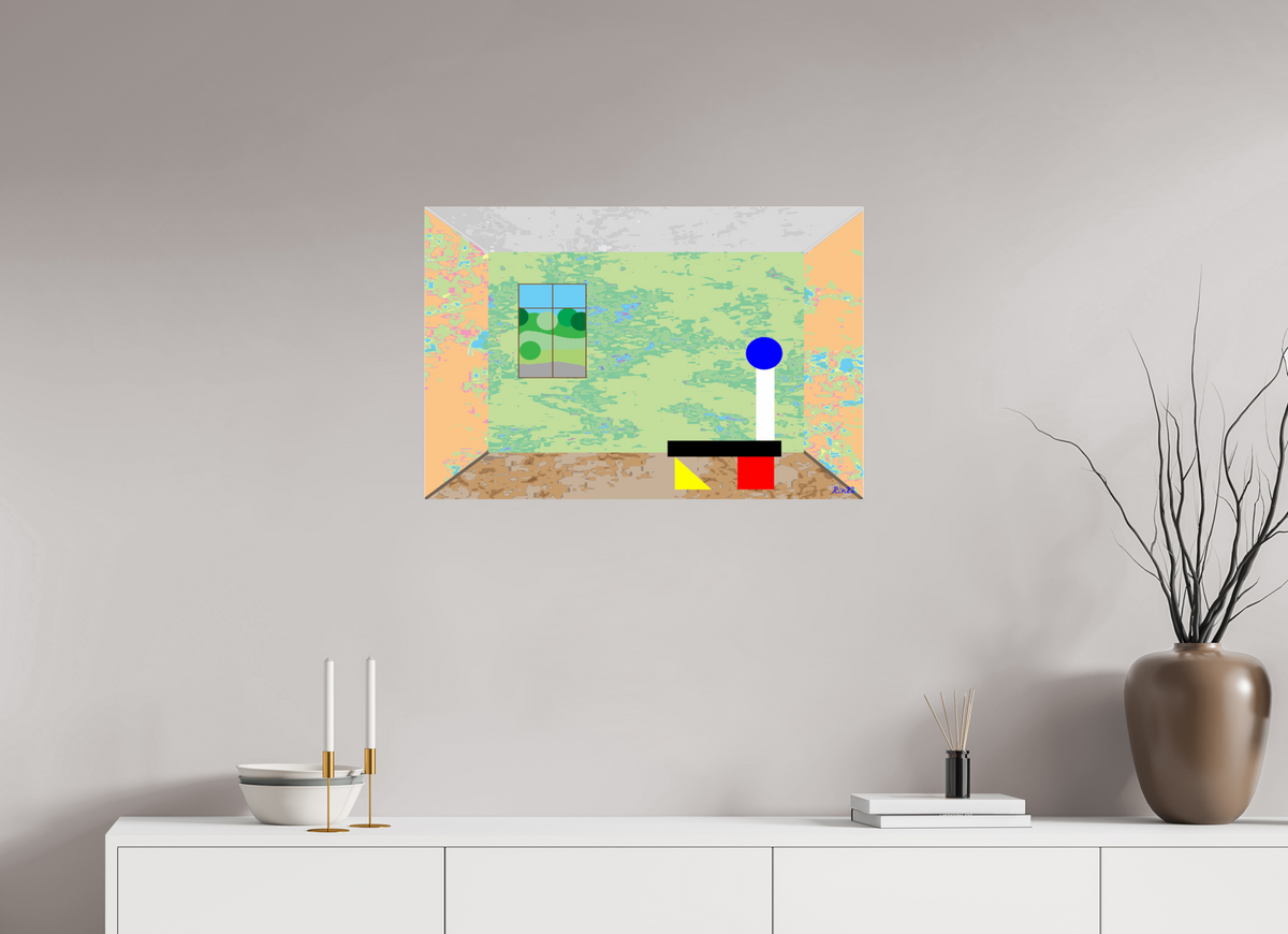 75 x 50 cm, Photo Print Under Acrylic Glass 200 Marmorzimmer