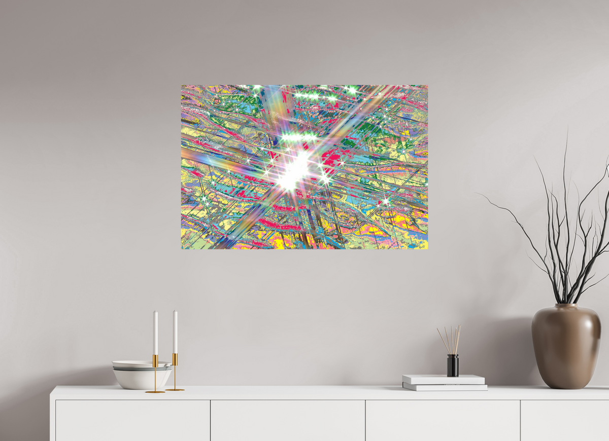 90 x 60 cm, Photo Print On Fuji Crystal DP II 760 Lichtspiel im Watt