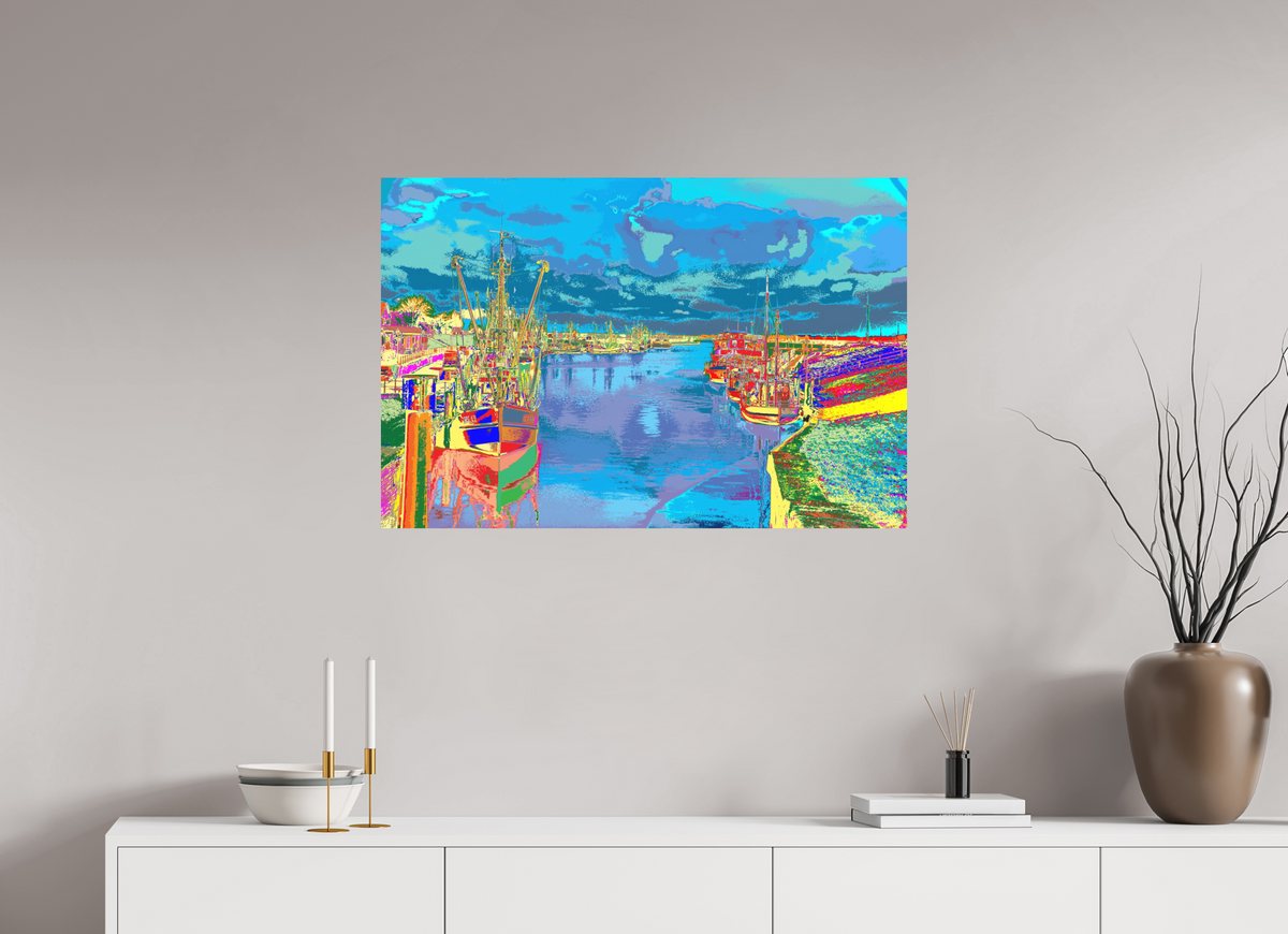 90 x 60 cm, Alu Dibond 3mm 731 Greetsiel