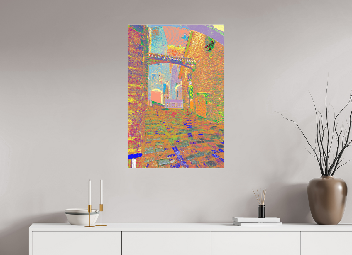 60 x 90 cm, Foto-Abzug hinter Acrylglas matt 812 Altstadt von Tallin
