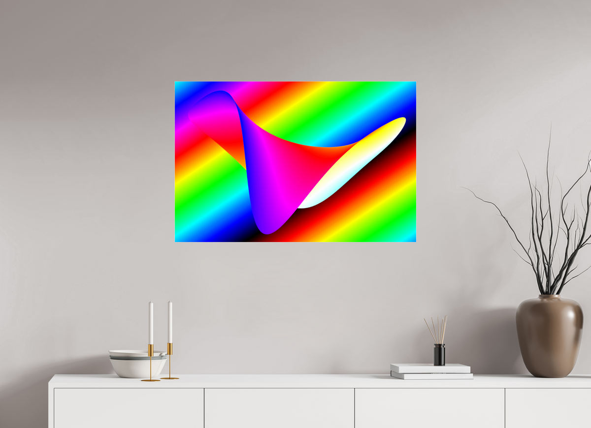 90 x 60 cm, Photo Print Under Acrylic Glass 080 Die Welle