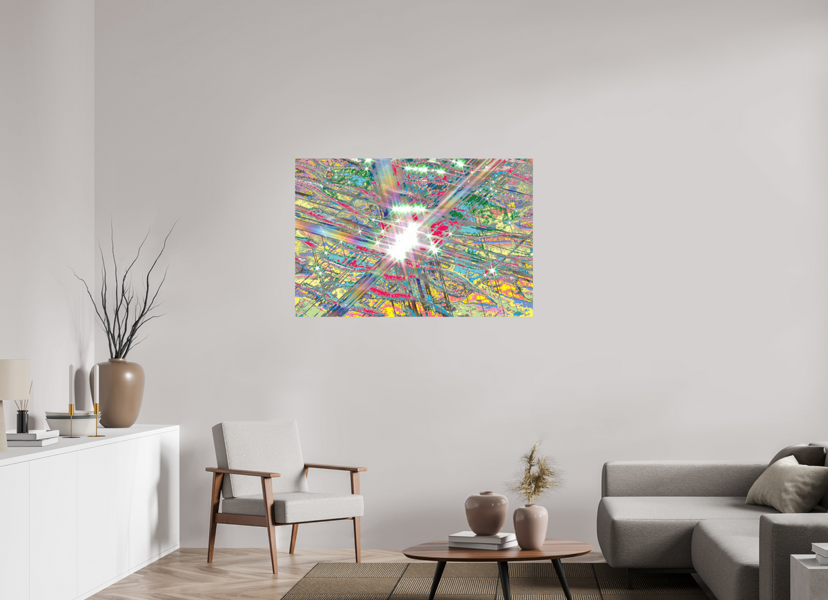 120 x 80 cm, Photo Print On Fuji Crystal DP II 760 Lichtspiel im Watt