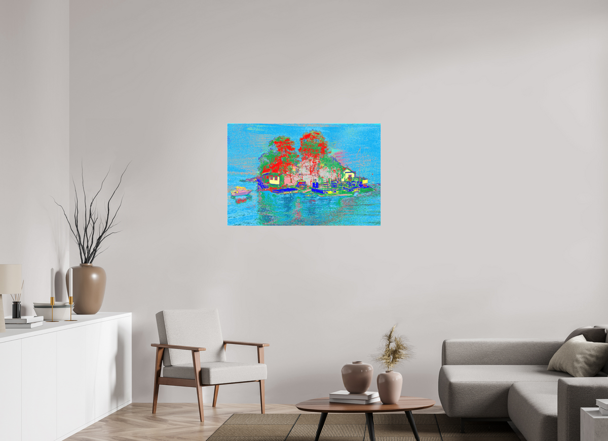 105 x 70 cm, Acryl Matt 827 Schärennisel