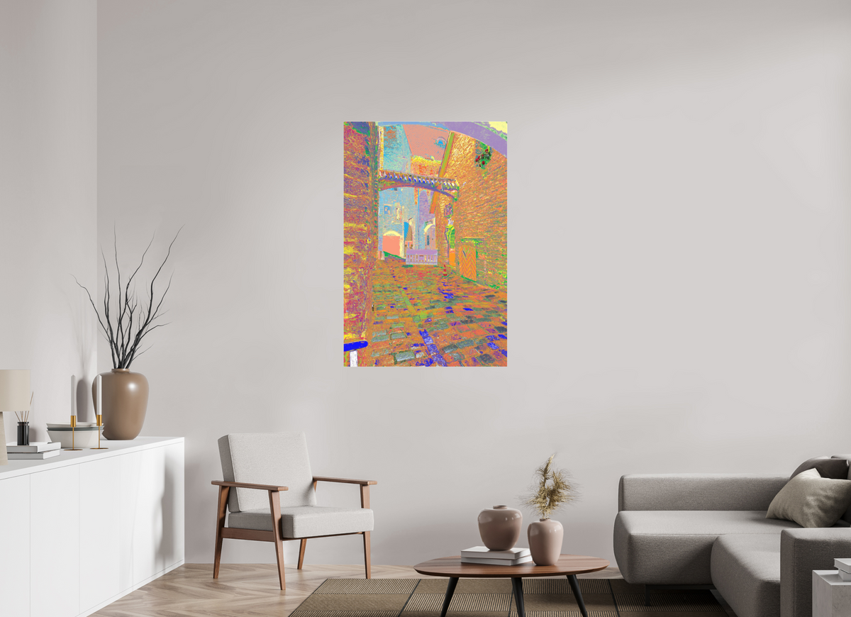 80 x 120 cm, Foto-Abzug hinter Acrylglas matt 812 Altstadt von Tallin