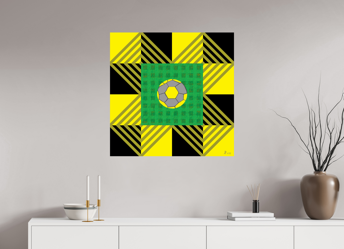 80 x 80 cm, Photo Print On Fuji Crystal DP II 710 Westfalenstadion