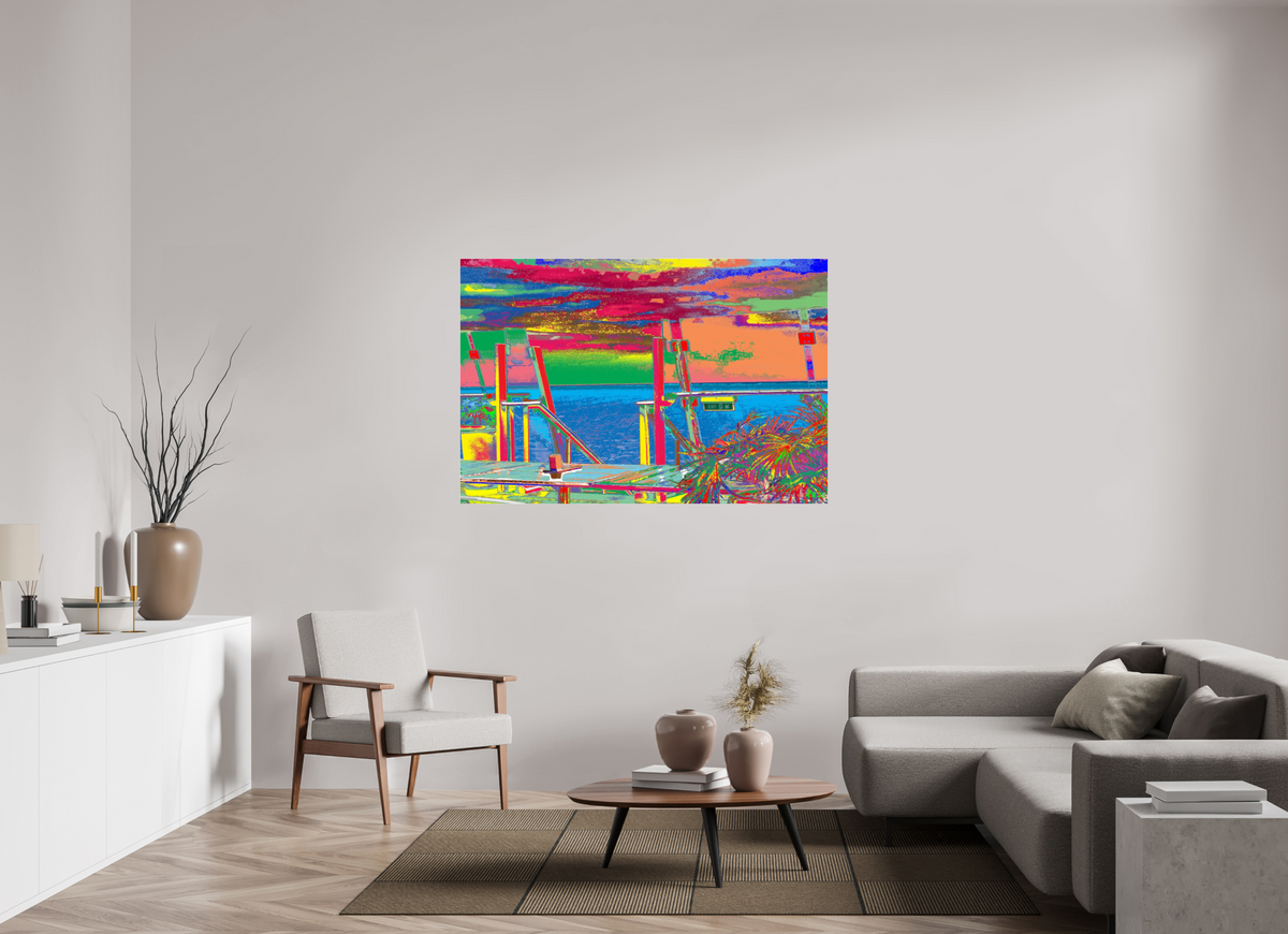 150 x 100 cm, Photo Print Under Acrylic Glass 822 Mein Schiff 6 Himmel & Meer Lounge
