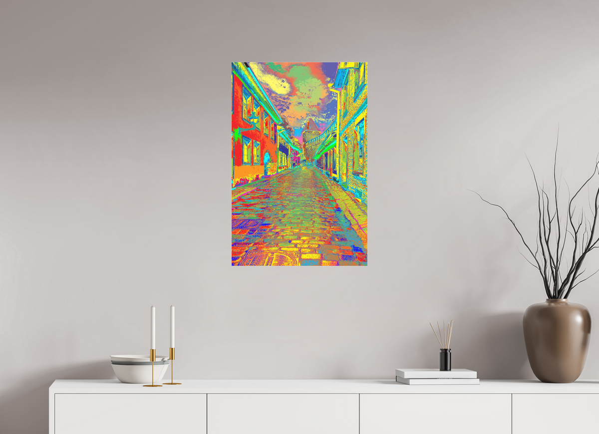 50 x 75 cm, Foto-Abzug hinter Acrylglas matt 810 Altstadt von Gotland
