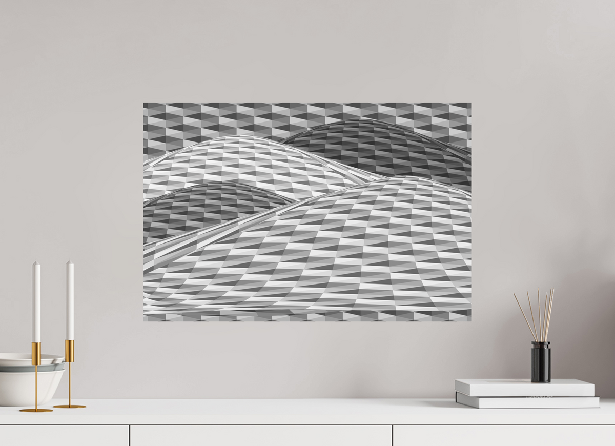 60 x 40 cm, Alu Dibond 3mm 139 Geometrische Bewegung