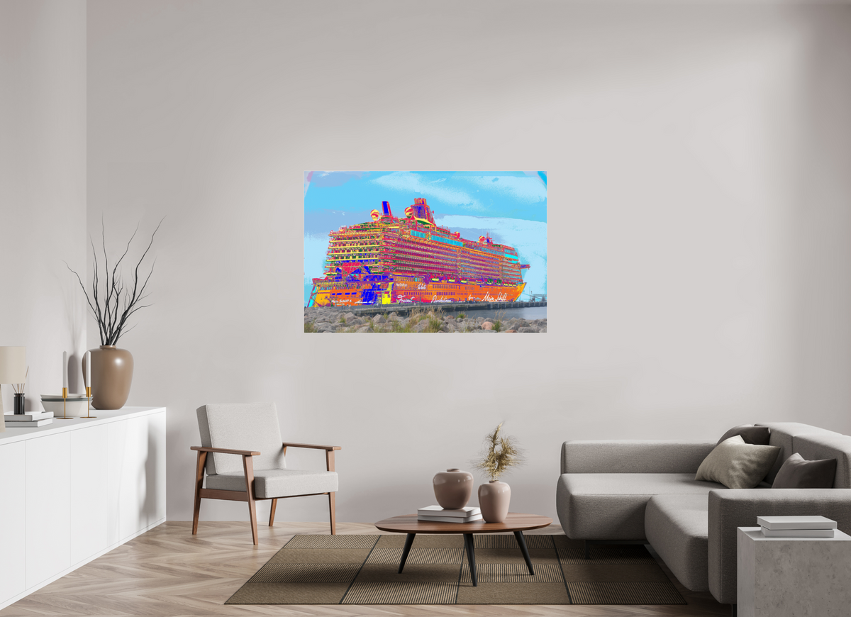 150 x 100 cm, Photo Print Under Acrylic Glass Mein Schiff 6