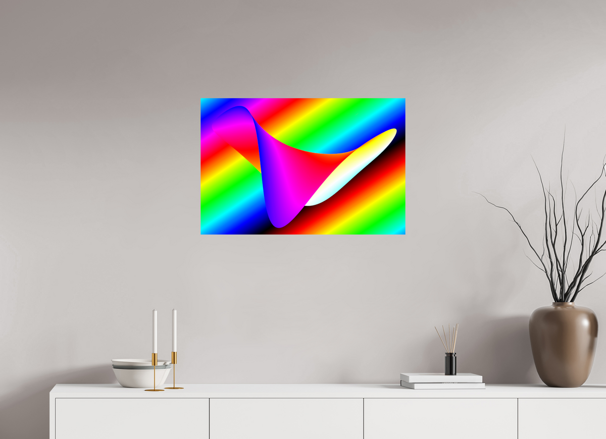 75 x 50 cm, Photo Print On Fuji Crystal DP II 080 Die Welle