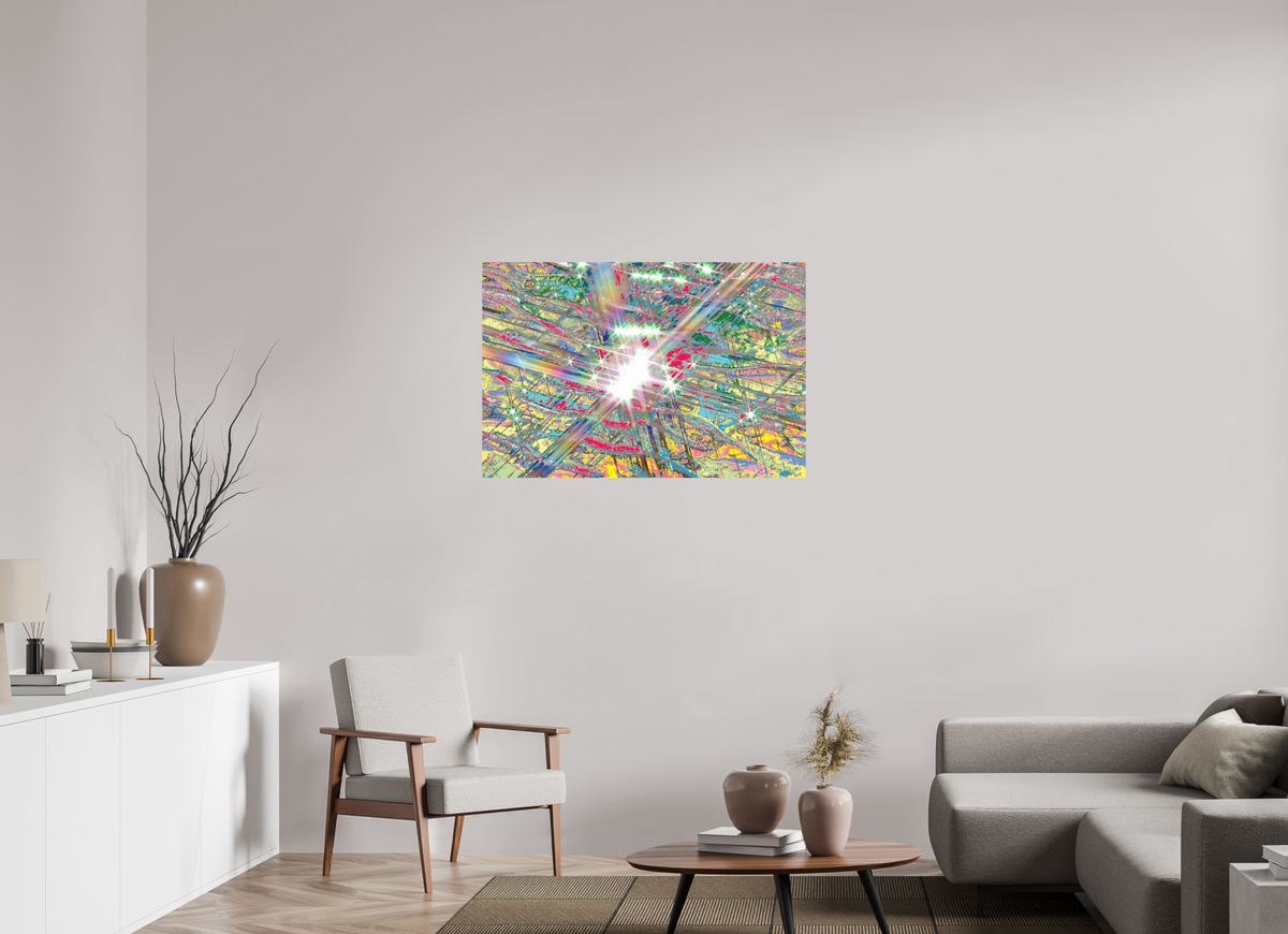105 x 70 cm, Photo Print On Fuji Crystal DP II 760 Lichtspiel im Watt