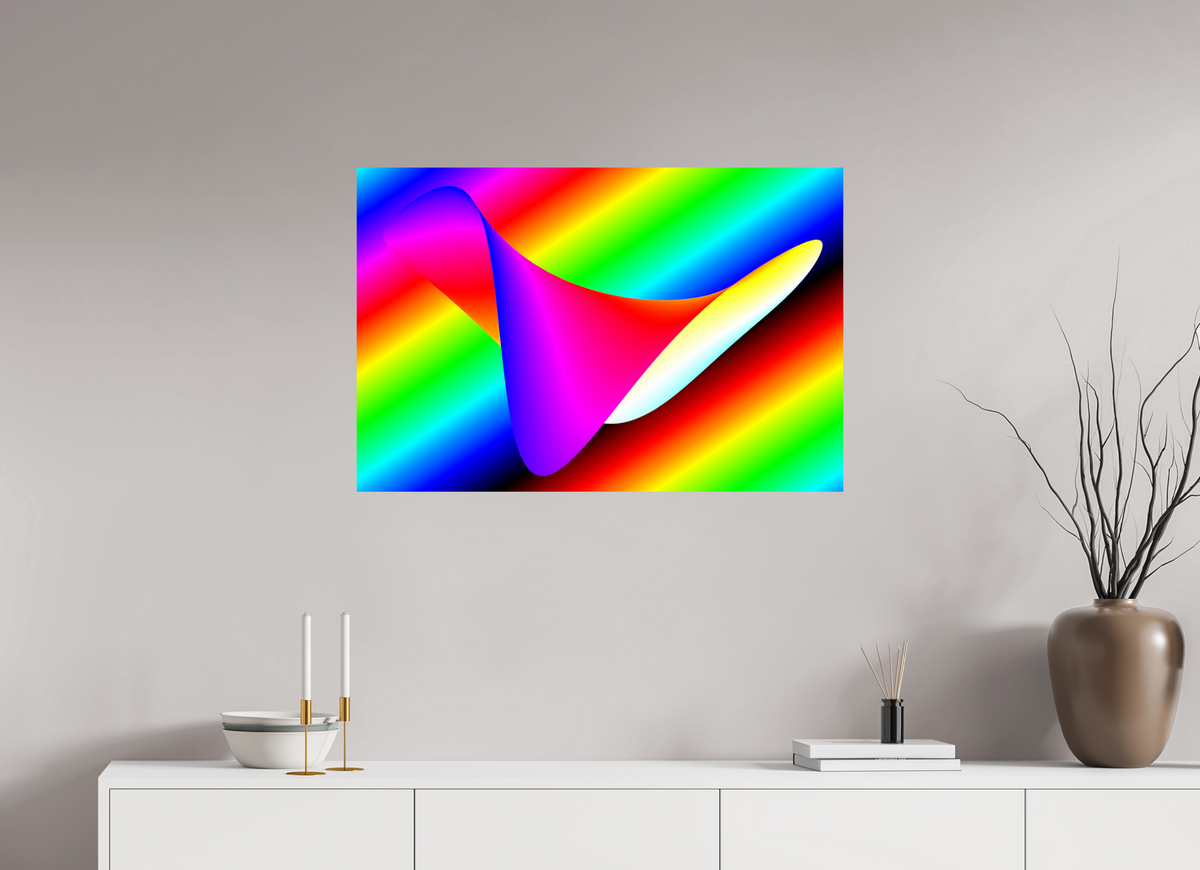 90 x 60 cm, Photo Print On Fuji Crystal DP II 080 Die Welle