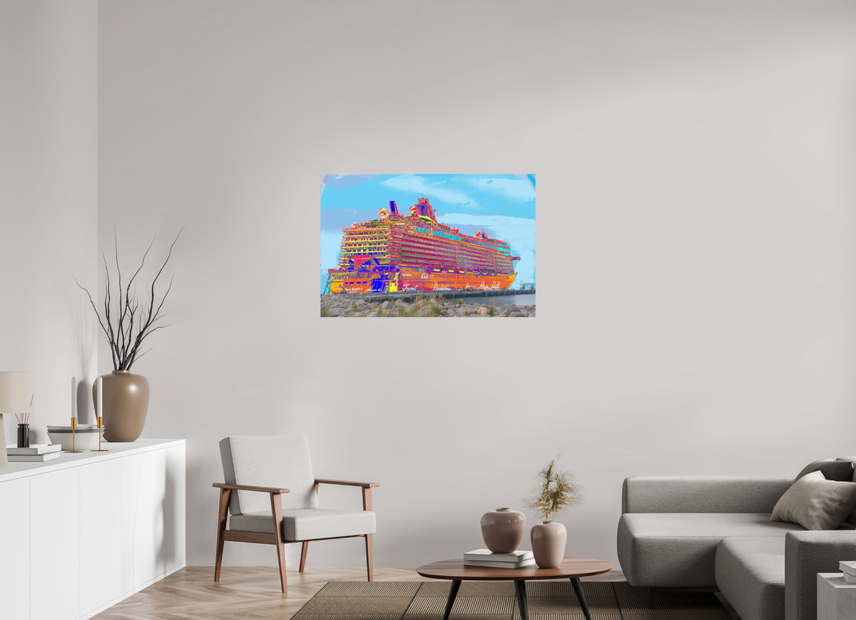 105 x 70 cm, Photo Print On Fuji Crystal DP II Mein Schiff 6