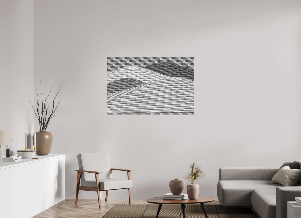 120 x 80 cm, Alu Dibond 3mm 139 Geometrische Bewegung