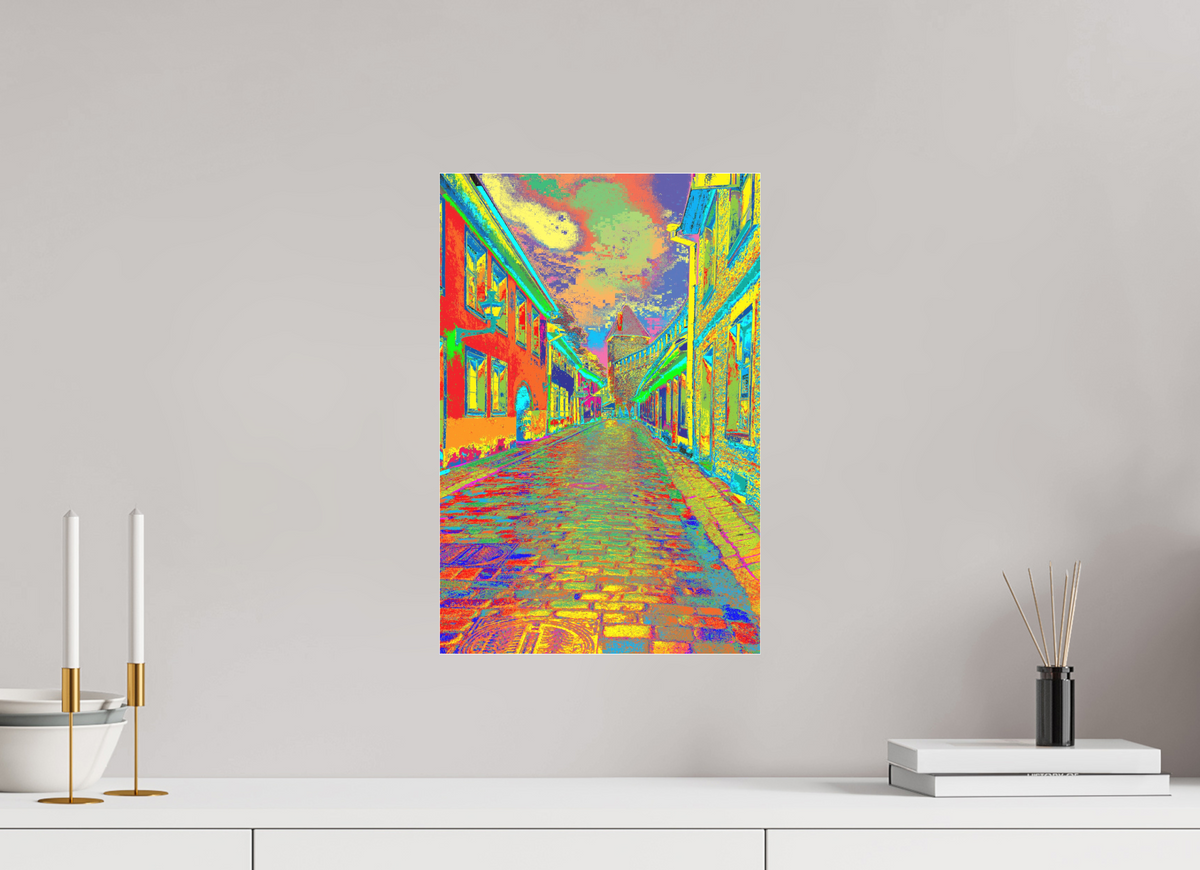 30 x 45 cm, Foto-Abzug hinter Acrylglas matt 810 Altstadt von Gotland