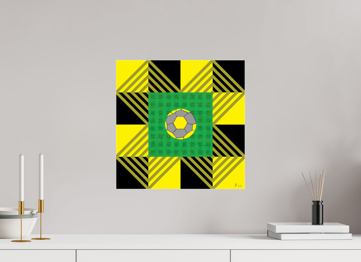 40 x 40 cm, Photo Print Under Acrylic Glass 710 Westfalenstadion