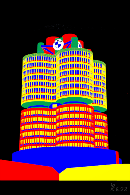 Main image 751 BMW Tower – Pop Art