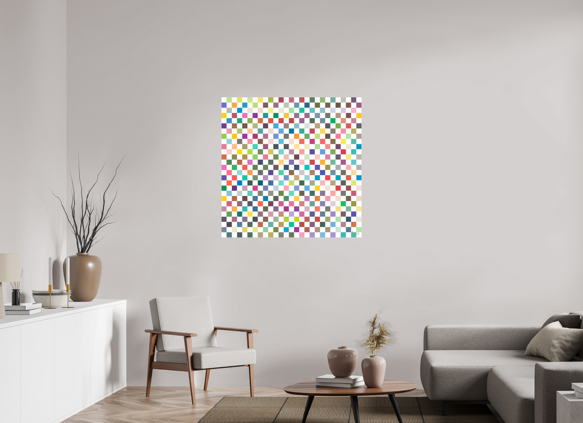 100 x 100 cm, Photo Print Under Acrylic Glass 100 Mosaik