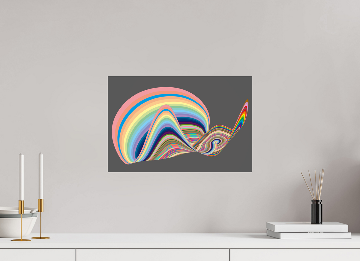 45 x 30 cm, Photo Print Under Acrylic Glass 084 Tanzende Farben