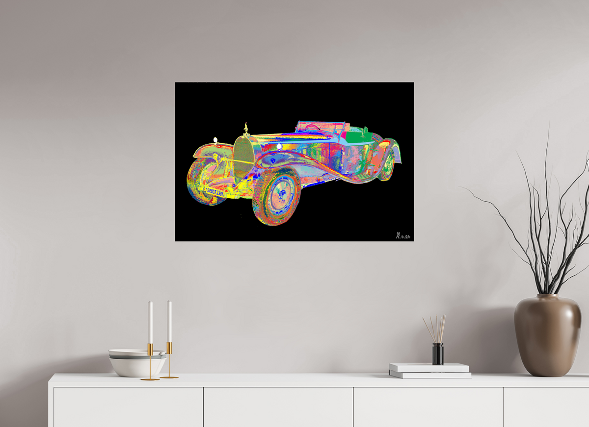 90 x 60 cm, Photo Print On Fuji Crystal DP II Bugatti