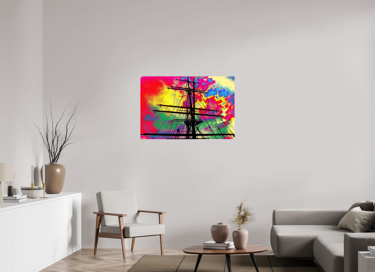 105 x 70 cm, Photo Print On Fuji Crystal DP II Segelschulschiff Deutschland 2