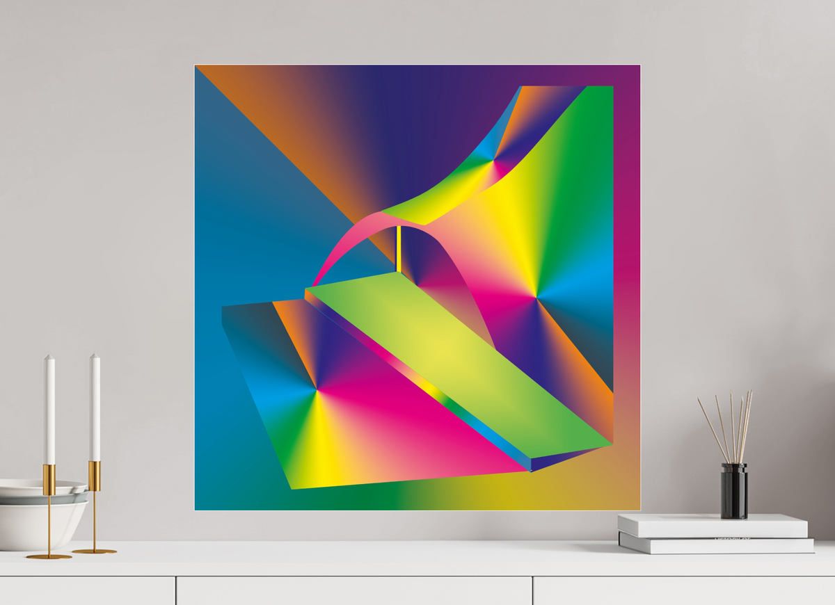 60 x 60 cm, Photo Print Under Acrylic Glass 070 The Stage