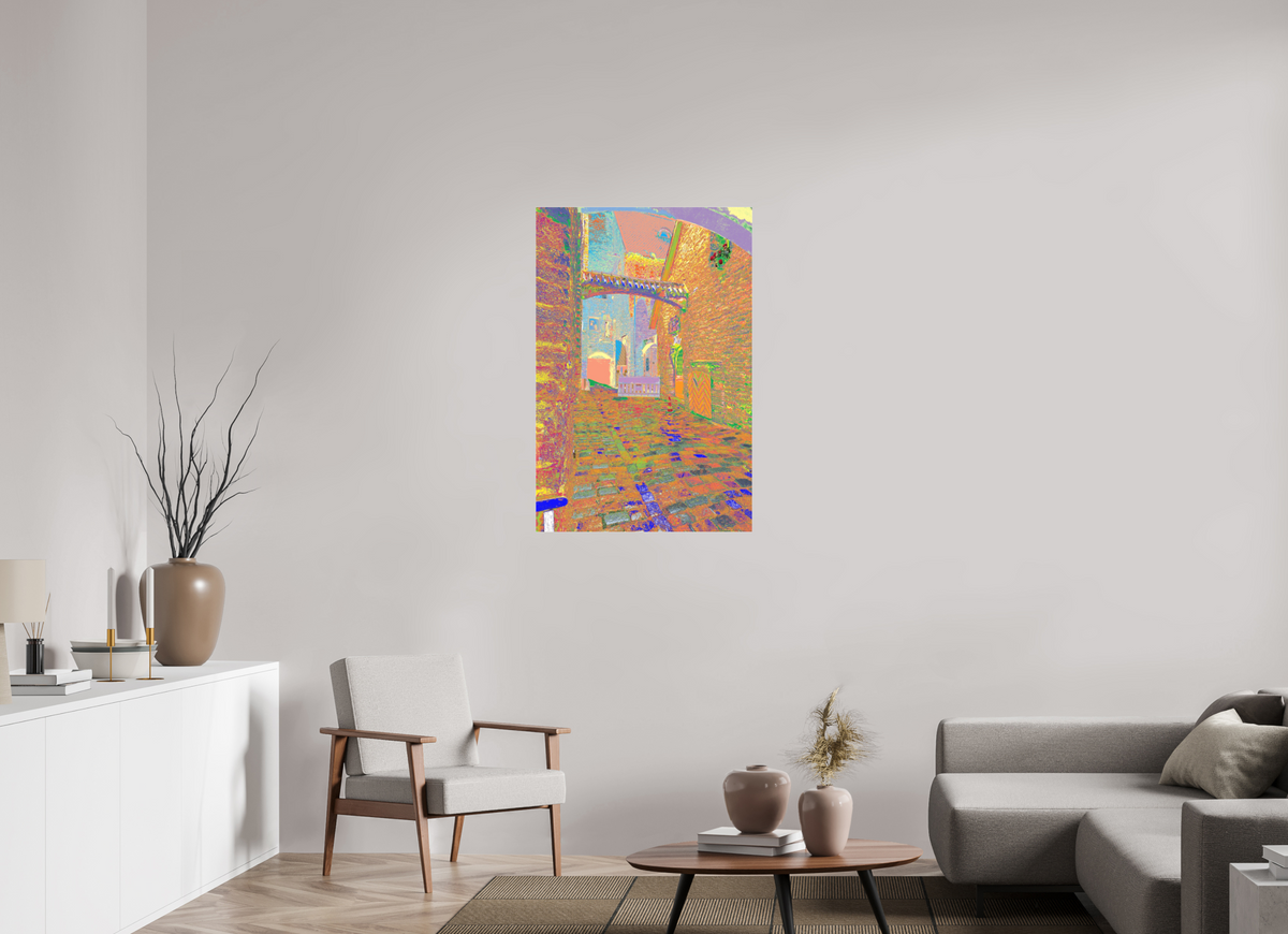 70 x 105 cm, Foto-Abzug hinter Acrylglas matt 812 Altstadt von Tallin