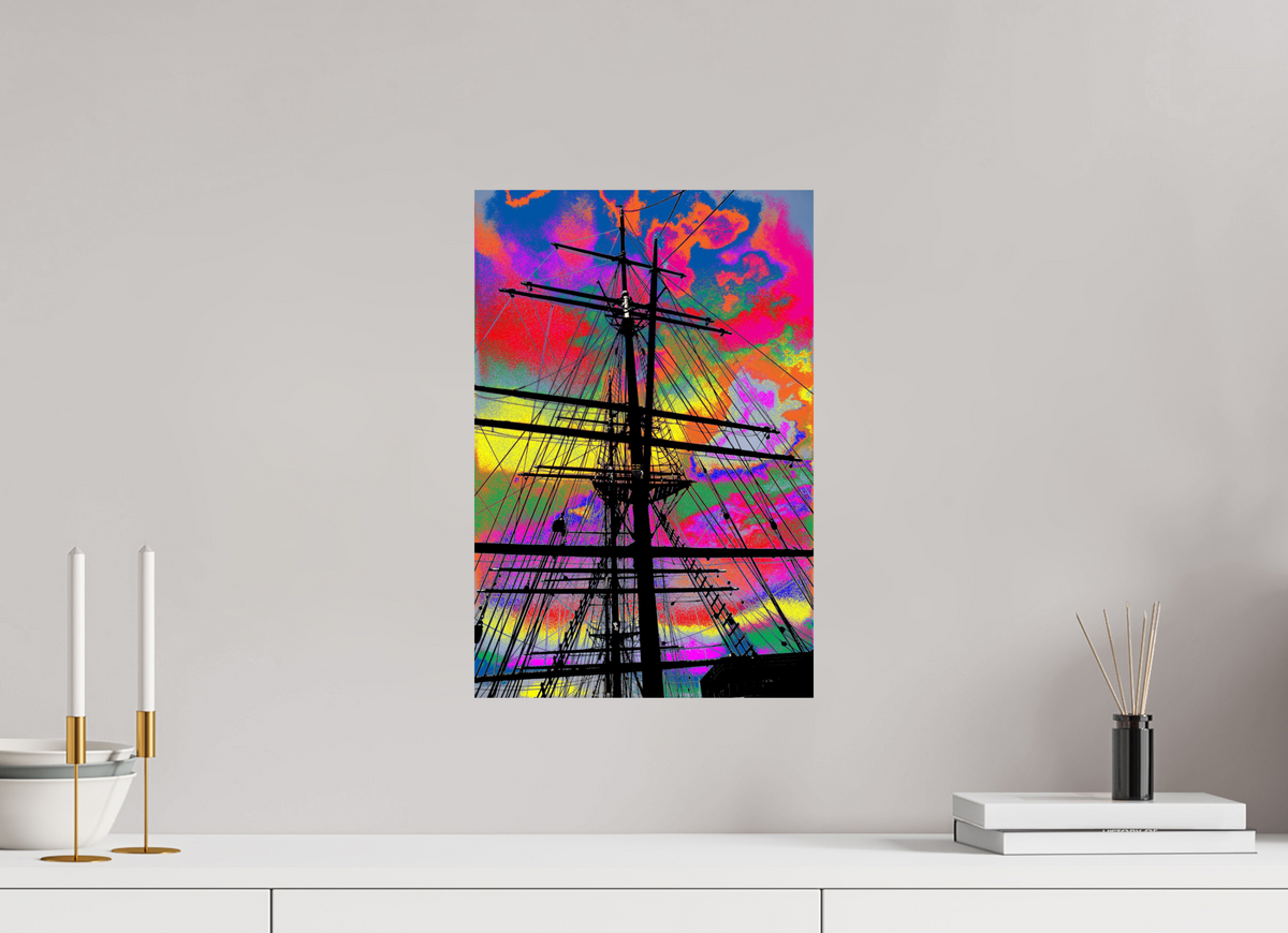 30 x 45 cm, Photo Print On Fuji Crystal DP II Segelschulschiff Deutschland 1