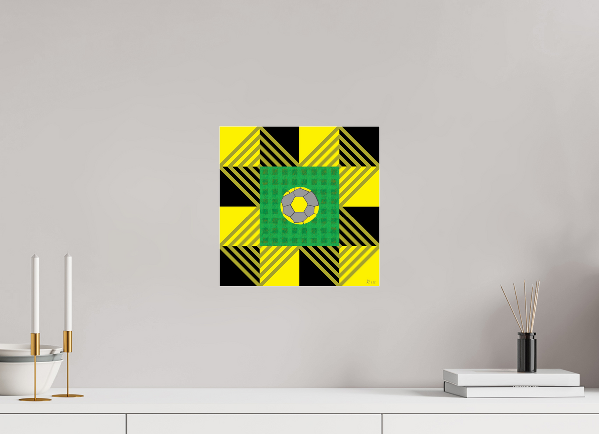 30 x 30 cm, Photo Print Under Acrylic Glass 710 Westfalenstadion