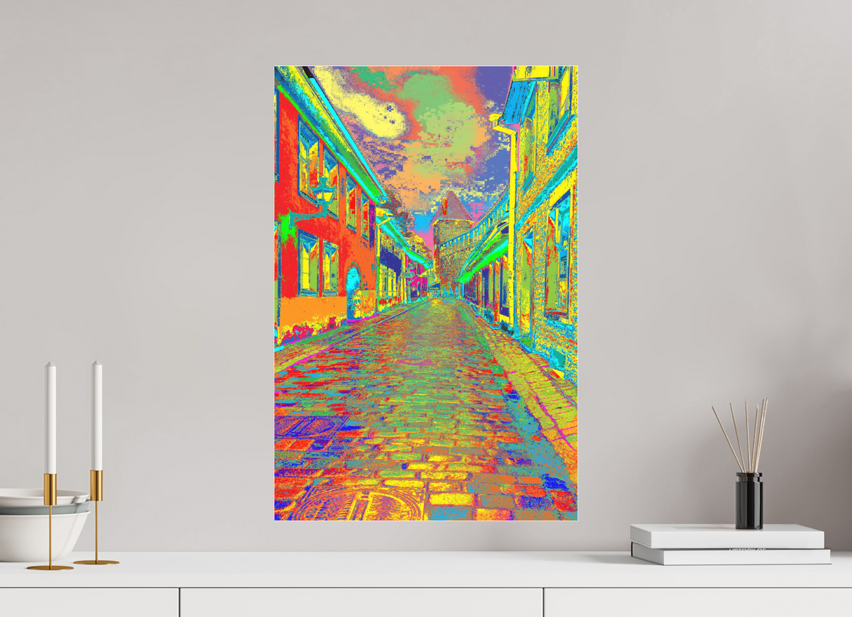 40 x 60 cm, Foto-Abzug hinter Acrylglas matt 810 Altstadt von Gotland