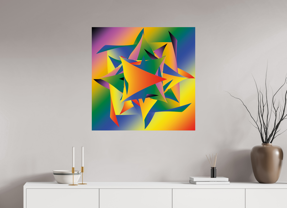 80 x 80 cm, Metallic Foto Abzug 000